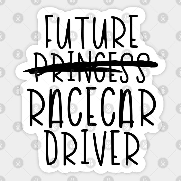 Future Racecar Driver Sticker by hoddynoddy